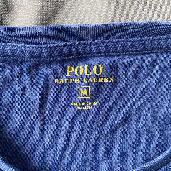 Ralph Lauren Polo Navy Blue T-Shirt - Picture 2 of 4